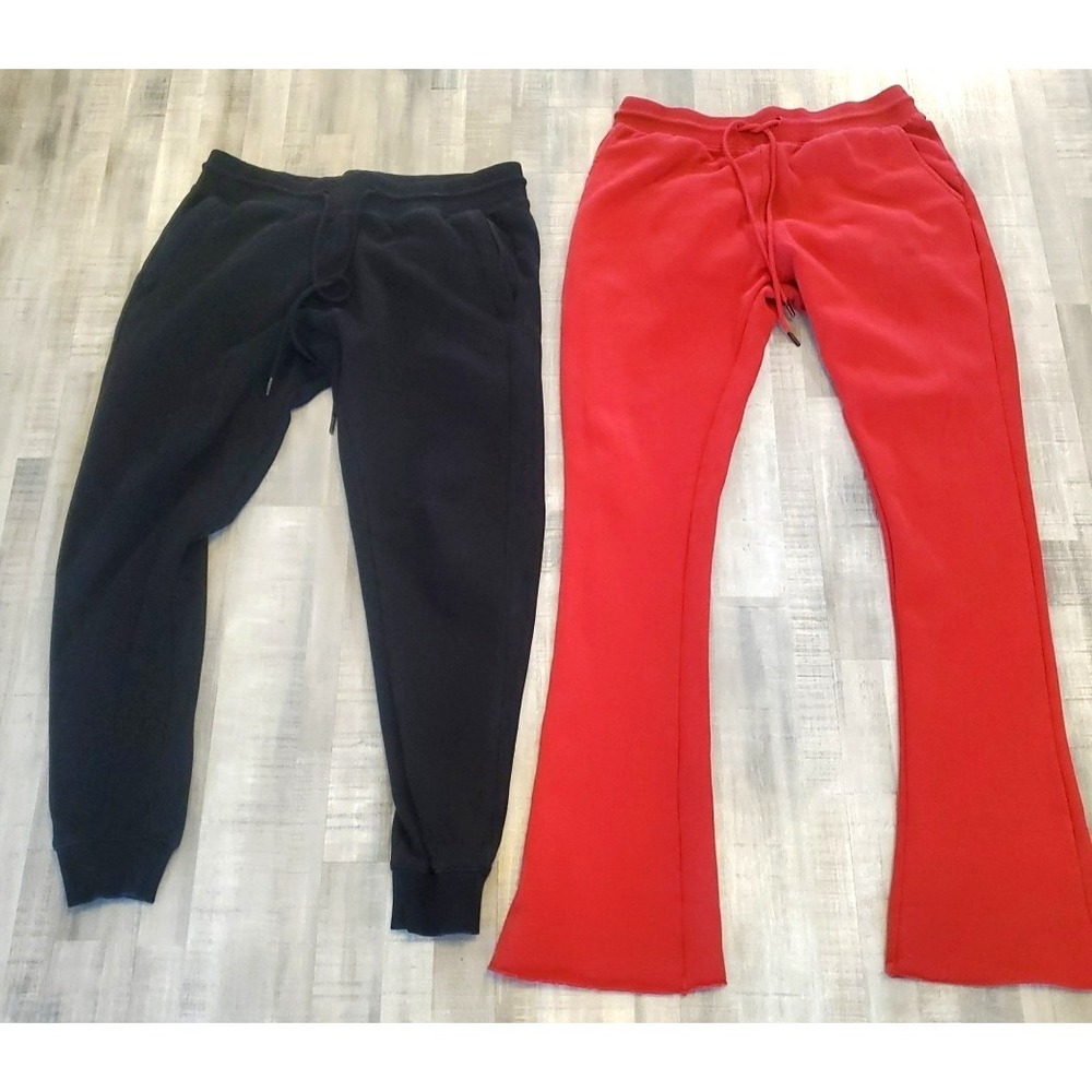 Jordan Craig Legacy Edition Men's Sweatpants Joggers Black Red L Streetwear lot